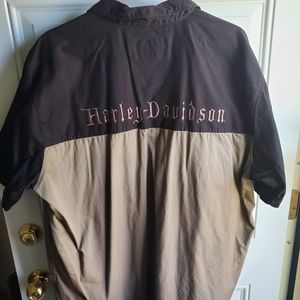 Mens Harley Davidson button up